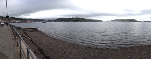 View from Oban seafront