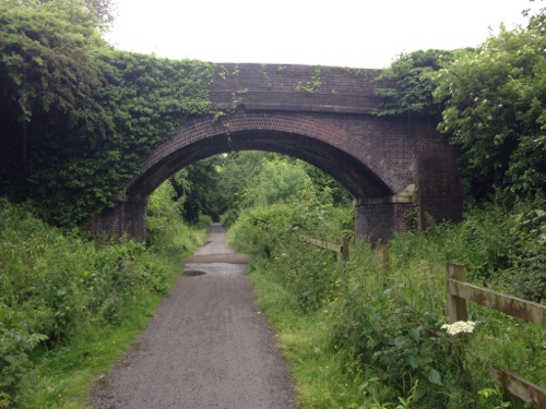 The Wirral Way - a pleasant route despite the weather